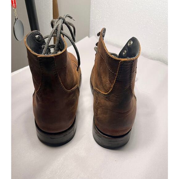 Thursday Boot Company Captain Boots in Arizona Adobe Brown Leather Men's Size 10 - Picture 6 of 7